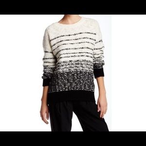 VINCE black and white sweater